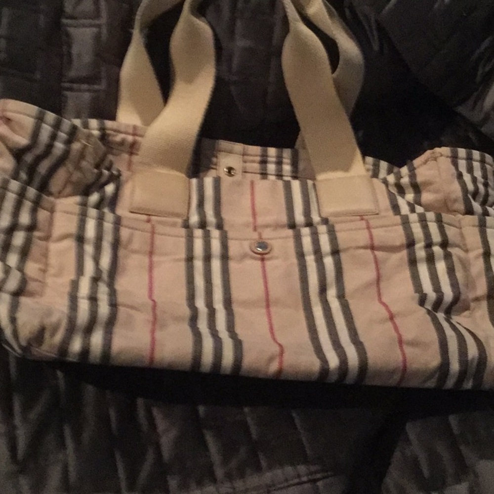 Burberry Tote canvas tote bag